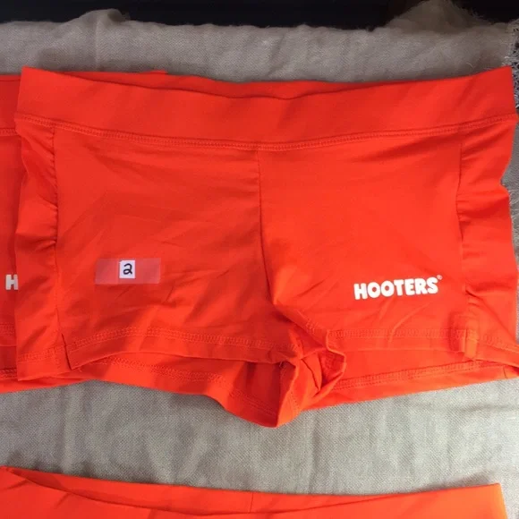 New Hooters Girl Uniform Shorts With a Flaw Size Medium Deal!! #15